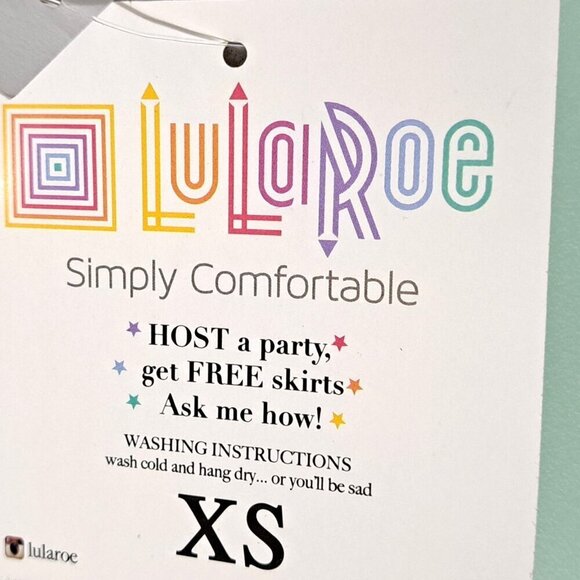 LuLaRoe Cassie XS Black White Stripe Pull On Pencil Skirt - Picture 3 of 5